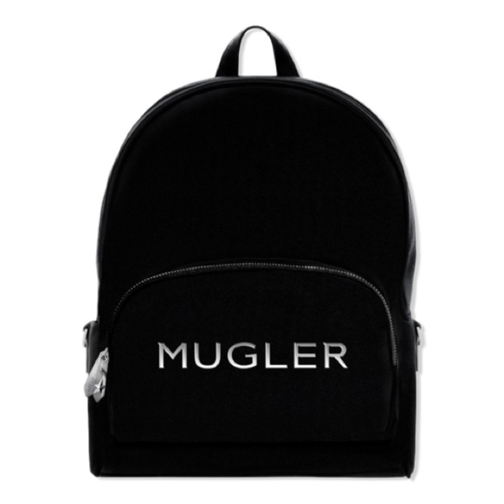 Mugler Black Logo Men's Backpack